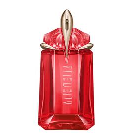 red with gold parfum bottle